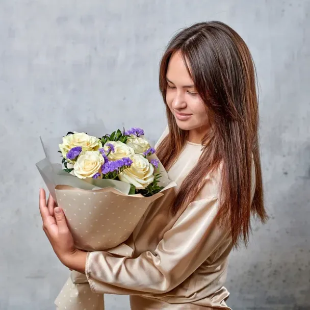 Черничное безе