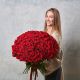 Букет из 151 красной розы